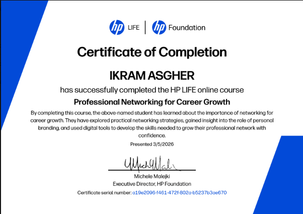 Professional Networking Certificate